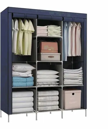 ROPERO DE TELA 88130 DECOTEAM AZUL