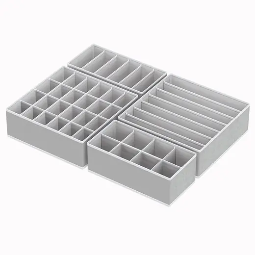 SET DE 4 PIEZAS: ORGANIZADOR DE CAJÓN DECOTEAM DDO-024