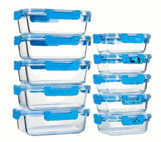 SET DE CONTENEDORES HERMETICOS 10PCS CRC-017 CROIX