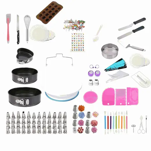 SET DE PASTELERÍA / TORTAS CROIX DE 512PCS CMU-024 (REG)