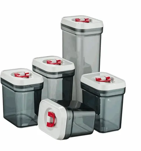 SET DE RECIPIENTES HERMETICOS 5 PCS CROIX CRC-015