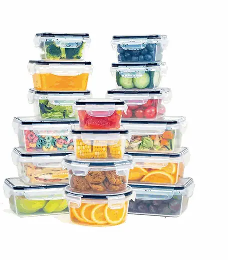 SET DE RECIPIENTES HERMÉTICOS CROIX 16PCS CRT-006