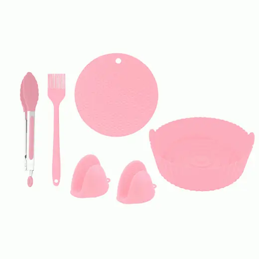 SET DE UTENSILIOS 6 PCS REDONDO CROIX ROSA (REG)