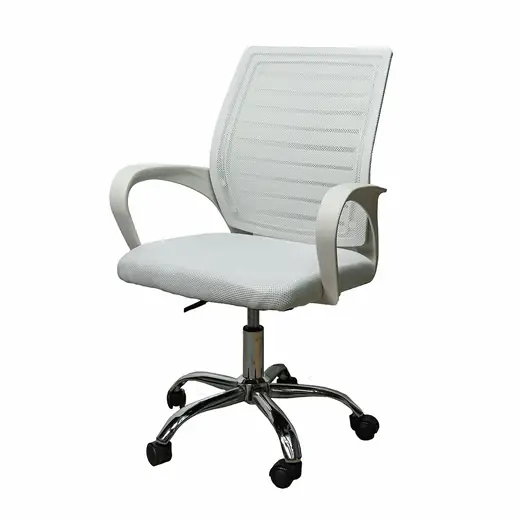 SILLA DE OFICINA MESH GIRATORIA BASE CROMADA LEVEL (BC)