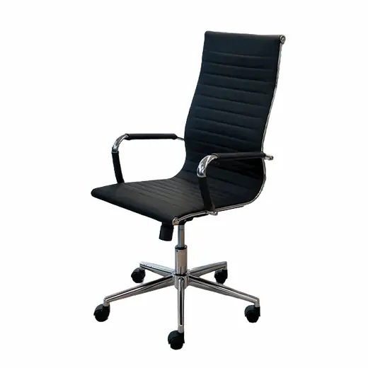 SILLA DE OFICINA SIGMA (NG) LEVEL Asiento de PU. Sistema relax con bloqueo. Base de herraje metálica. Ruedas de PU que no dañan el suelo.