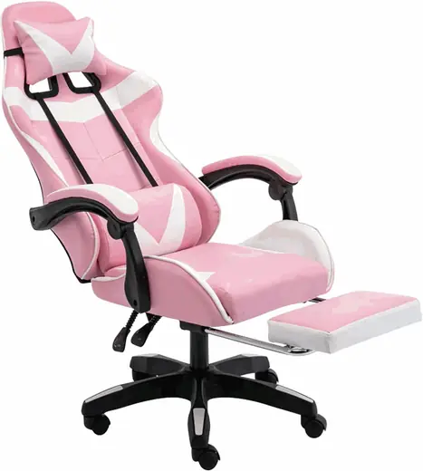 SILLA GAMER XTREME LEVEL C/ POSAPIES BC-ROSA