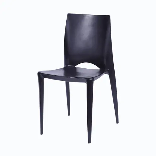 SILLA LEVEL ZOE 1139 (NG) (REG) Silla de polipropileno con fibra de vidrio y tratamiento UV para zona exterior. Uso para interior y exterior. Capacidad maxima 120 kg.