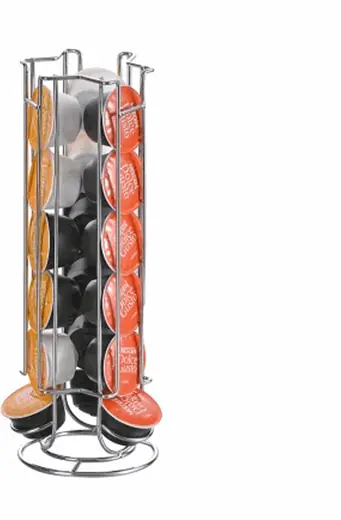 SOPORTE P/CAPSULAS CAFE DOLCE GUSTO METAL D12x33CM (REG)