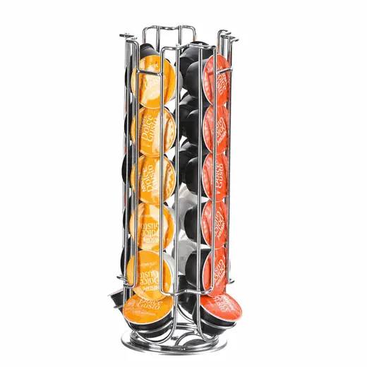 SOPORTE P/CAPSULAS CAFE DOLCE GUSTO METAL D14x33CM (REG)
