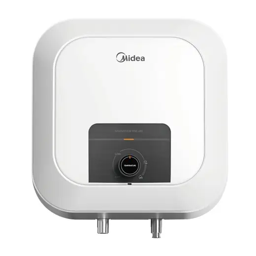 TERMOCALEFO N VERTICAL MIDEA 30 L. — 30 L., 2.500 W., Temperatura del agua 75°C, IPX4, Montaje Vertical