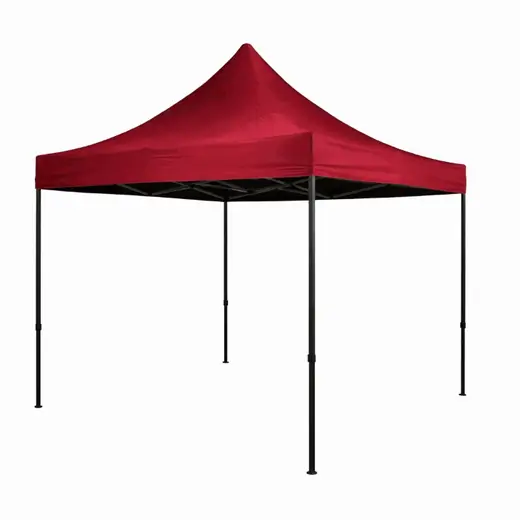 TOLDO PLEGABLE 3X3 ROJO C/ PROTECCION UV