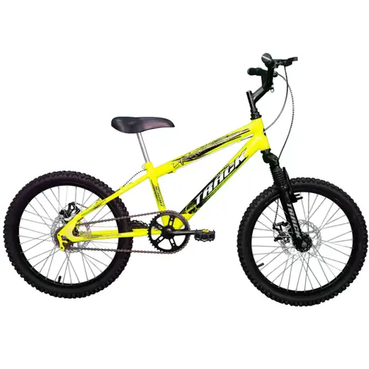 Track Aro 20" Color: 20NOXW Verde — BMX Cuadro de Acero, Frenos V-Break, Pedales con reflectivos, Carga Máxima 70 kg. Llantas de Aluminio