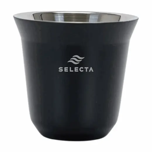 VASO TERMICO DE CAFE APIL. 80ML CHILLOUT NEGRO (REG)