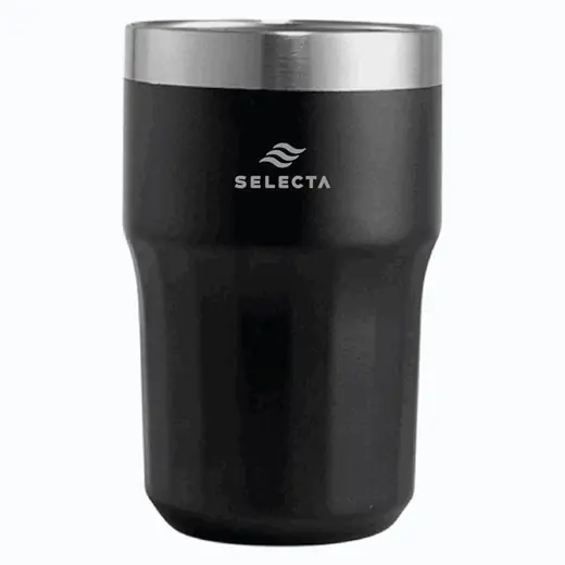 VASO TERMICO DE CERVEZA D. PARED 384ML PINT NEGRO (REG)