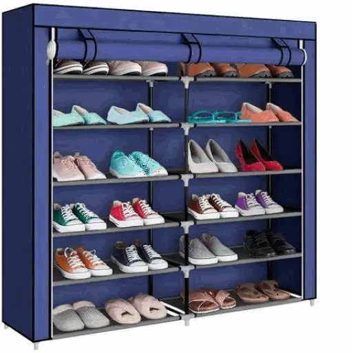 ZAPATERA DE TELA DOBLE T-2712 DECOTEAM AZUL