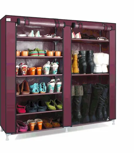 ZAPATERA DE TELA DOBLE T-2712 DECOTEAM BORDEAUX